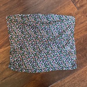 American Eagle Floral Tube Top